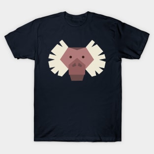 Geometric monkey head design T-Shirt